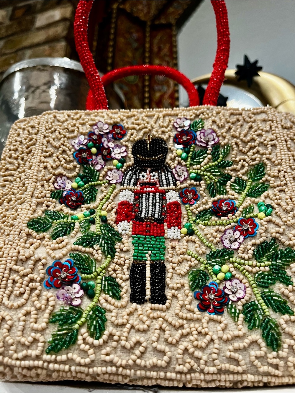 Nutcracker Beaded Bag TJMaxx Viral VHTF Purse handbag - Picture 6 of 8